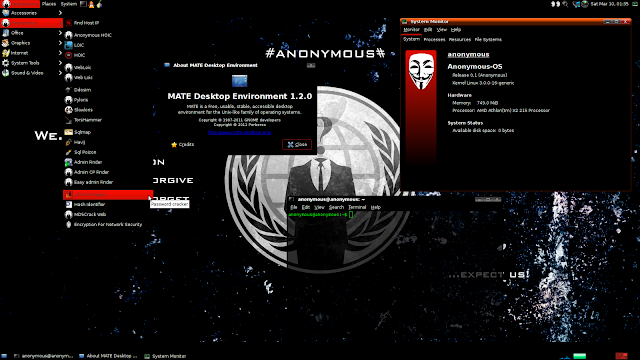 Anonymous-OS 0.1 : Anonymous Hackers released their own Operating System
