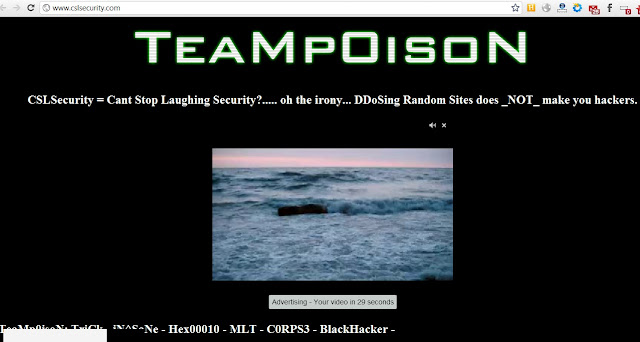 CSLSecurity Hacked by TeaMp0isoN