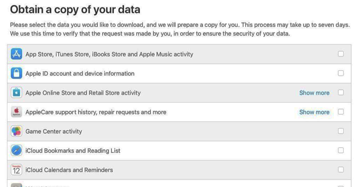 Here's How to Download All the Data Apple Collects About You