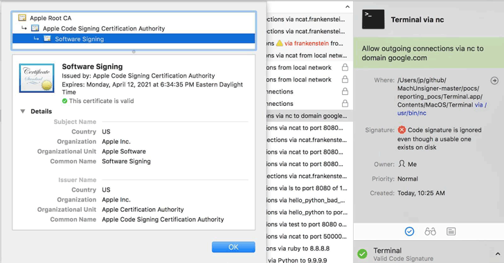 Signature Validation Bug Let Malware Bypass Several Mac Security Products