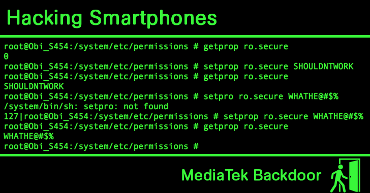 Hacking Smartphones Running on MediaTek Processors