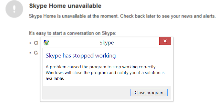 This Simple Message Can Crash Skype and Forces Re-Installation