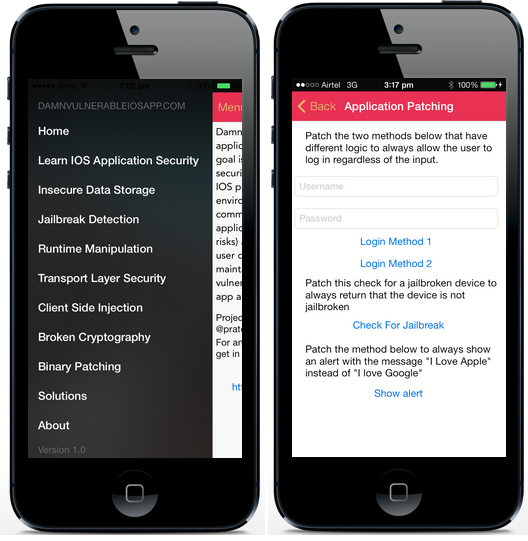 Test your Mobile Hacking and Penetration Testing Skills with Damn vulnerable iOS app