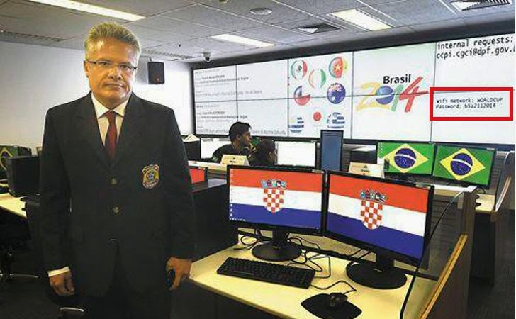 FIFA World Cup Security Team Accidentally Reveals their Wi-Fi Password