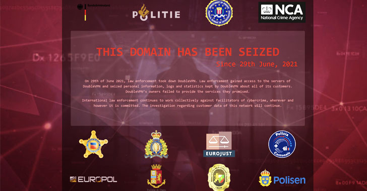Authorities Seize DoubleVPN Service Used by Cybercriminals