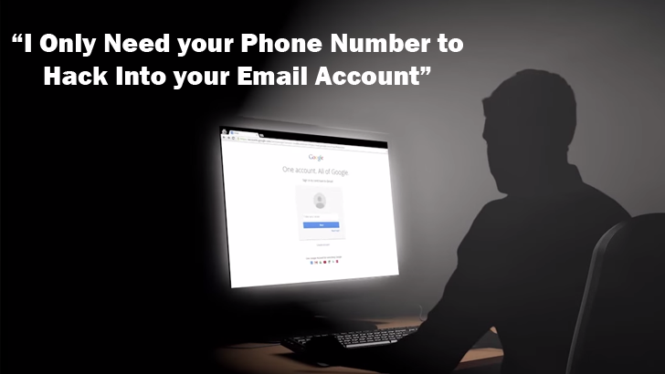 This Simple Trick Requires Only Your Phone Number to Hack your Email Account