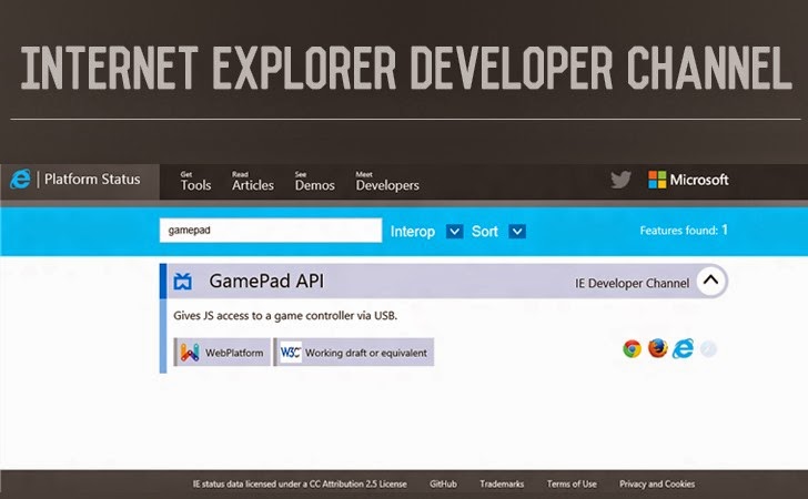 Internet Explorer Developer Channel - Early Access to Next-Generation Features For Developers