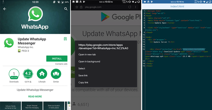 Fake WhatsApp On Google Play Store Downloaded By Over 1 Million Android Users