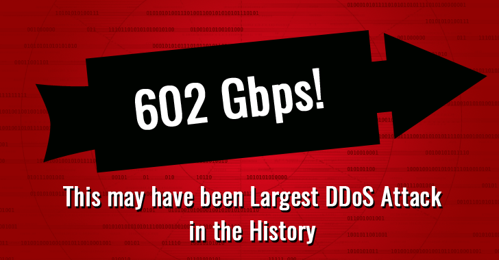 602 Gbps! This May Have Been the Largest DDoS Attack in History