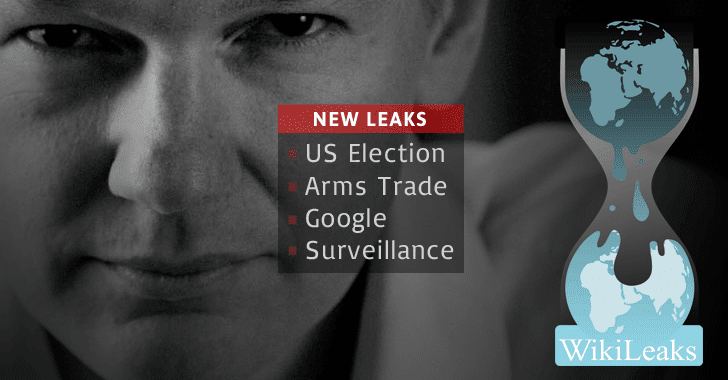 WikiLeaks Promises to Publish Leaks on US Election, Arms Trade, Google and Surveillance