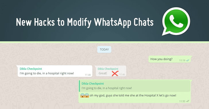 how to hack whatsapp account to modify whatsapp chat history