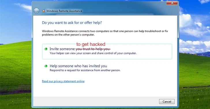 Windows Remote Assistance Exploit Lets Hackers Steal Sensitive Files