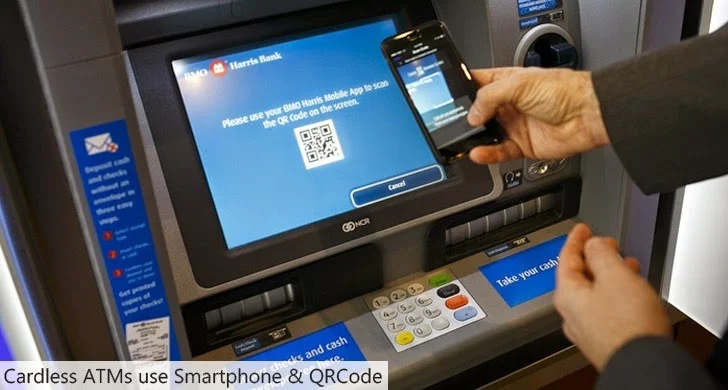 Smart ATM offers Cardless Cash Withdrawal to Avoid Card Skimmers