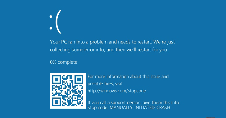 Windows 10 Blue Screen of Death Gets QR Code