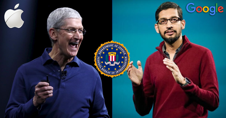 Apple vs. FBI — Google CEO Joins Apple in Encryption Backdoor Battle