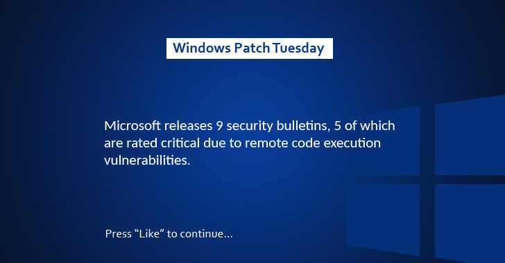Microsoft Releases 9 Security Updates to Patch 34 Vulnerabilities