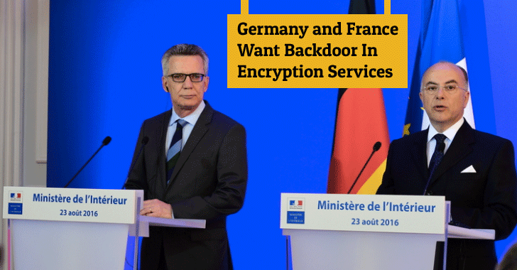 Germany and France declare War on Encryption to Fight Terrorism