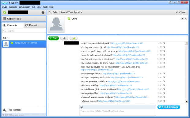 DarkBot Malware Circulation very fast via Skype