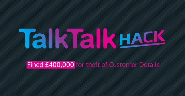 TalkTalk Telecom Ordered to Pay Record £400,000 Fine Over 2015 Data Breach