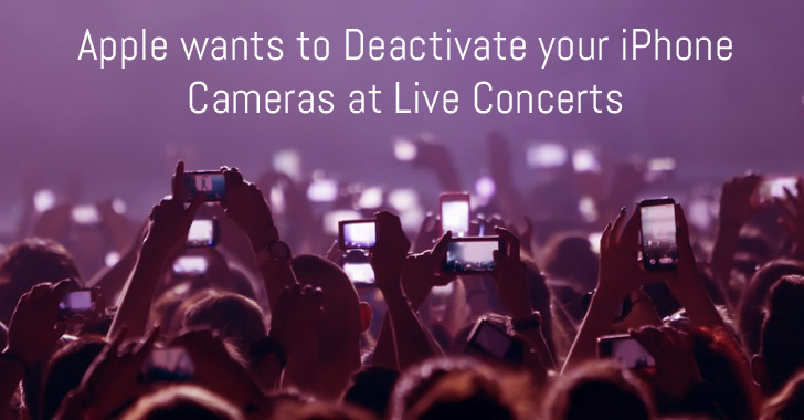 Apple Patents Technology to remotely disable your iPhone Camera at Concerts