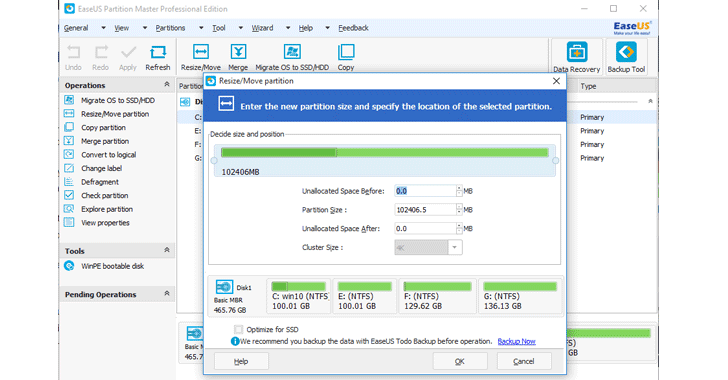 How EaseUS Partition Master Manage Your Disk