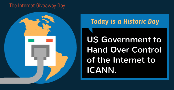 United States set to Hand Over Control of the Internet to ICANN Today