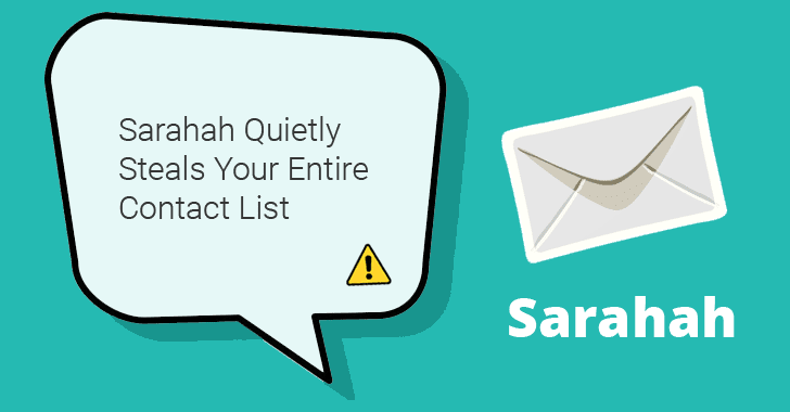 Beware! Viral Sarahah App Secretly Steals Your Entire Contact List