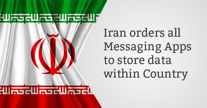 Iran orders all Messaging Apps to store its citizens' data within Country