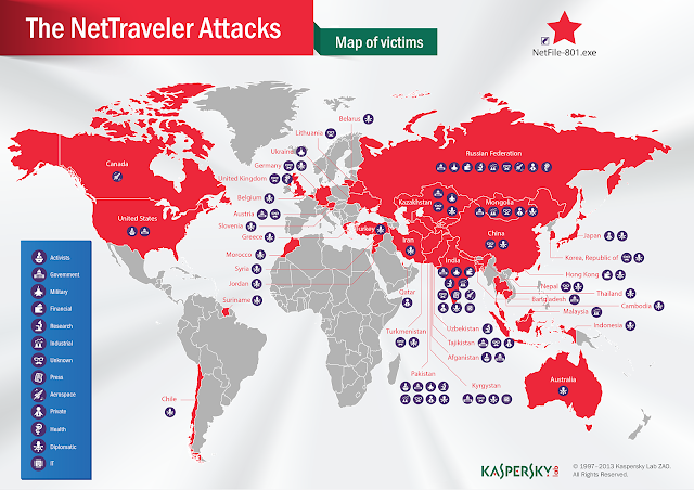 Surveillance malware targets 350 high profile victims in 40 countries