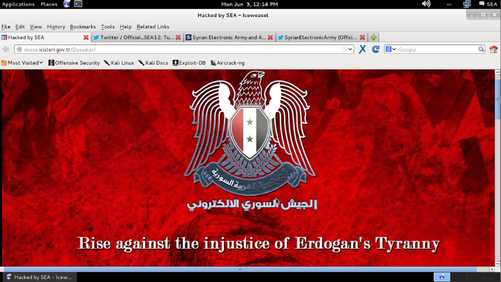 Turkish Pm Erdogan S Staff Emails Hacked And Leaked By Syrian Electronic Army Hackers As Opturkey