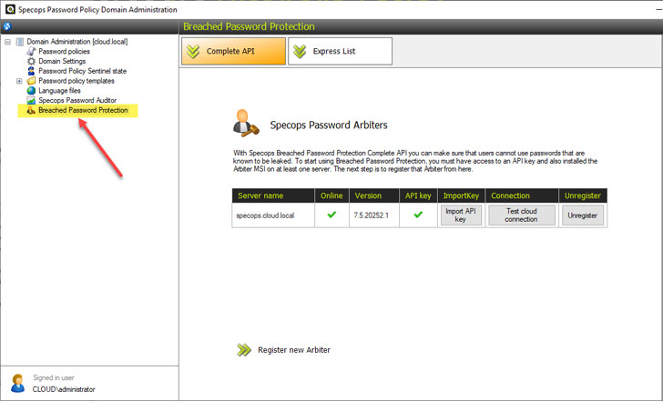 Breached Password Protection