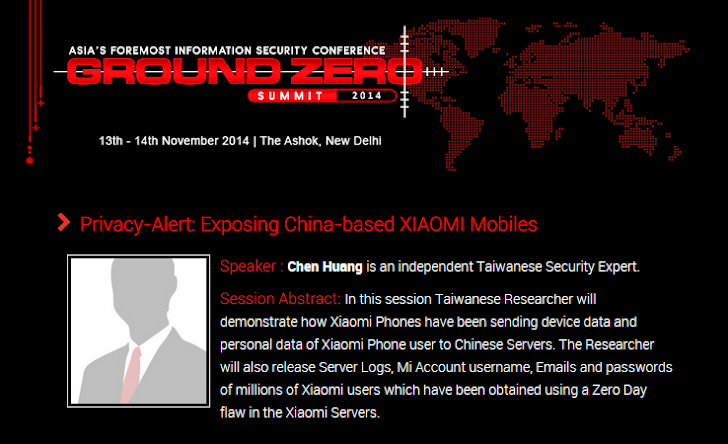 Xiaomi Data Breach — "Exposing Xiaomi" Talk Pulled from Hacking Conference