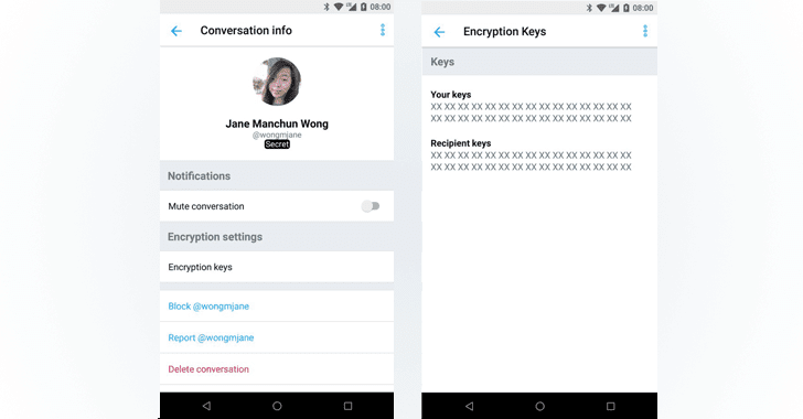 Send Encrypted Twitter Direct Messages