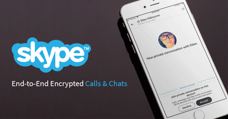 Skype Finally Adds End-to-End Encryption for Private Conversations