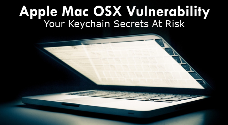 Critical Apple Mac OSX Vulnerability Grants Keychain Access to Malware