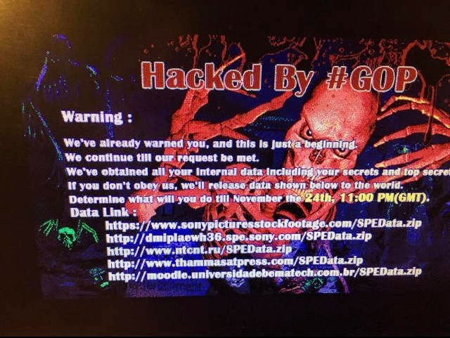 Sony Pictures HACKED; Studio-Staff Computers Seized by Hackers