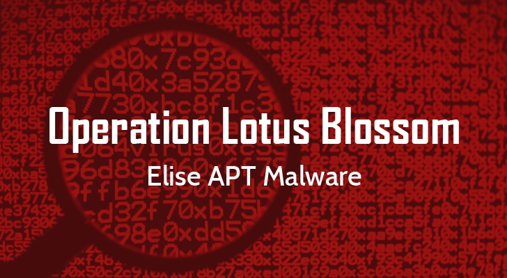 Operation Lotus Blossom APT - Elise Malware