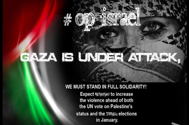 #opIsrael - Hackers hit Israel with mass Cyber Attack over Gaza