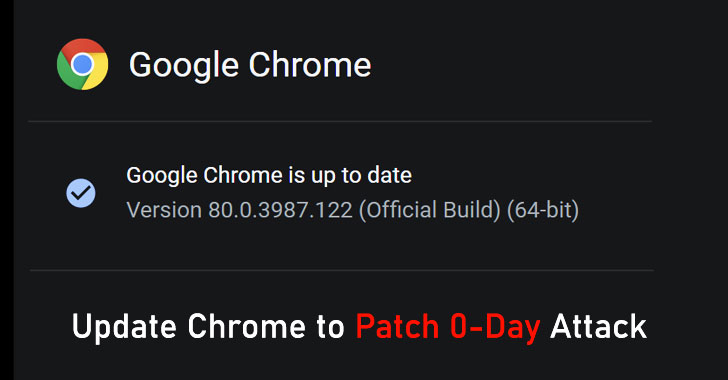 , Install Latest Chrome Update to Patch 0-Day Bug Under Active Attacks