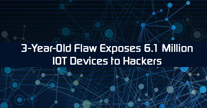 Serious, Yet Patched Flaw Exposes 6.1 Million IoT, Mobile Devices to Remote Code Execution