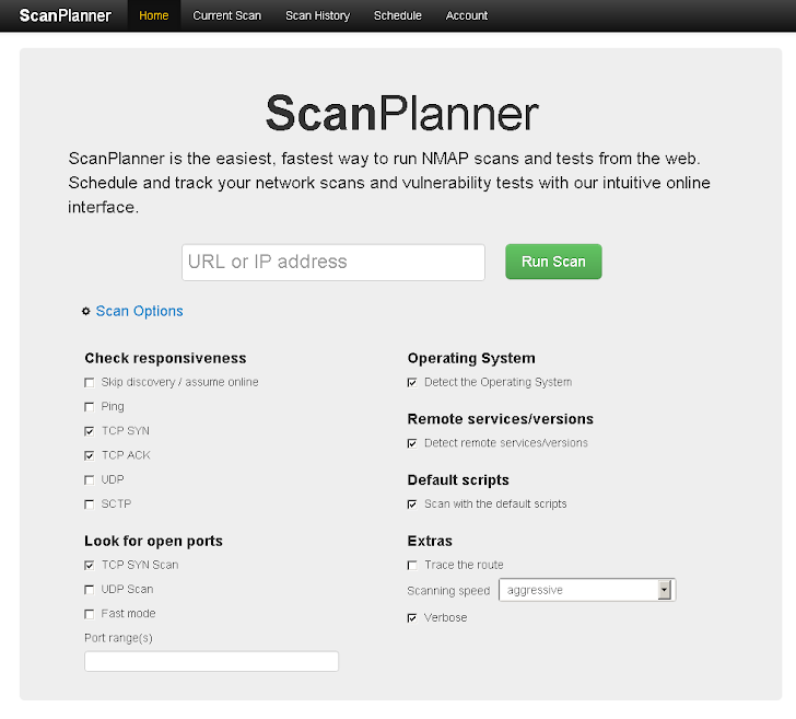 Scan direct. Port scanning.