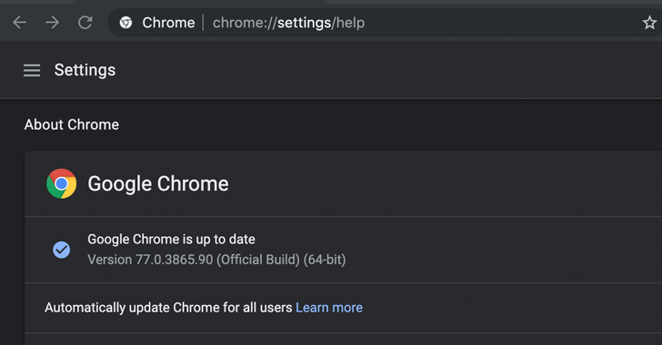 google chrome update