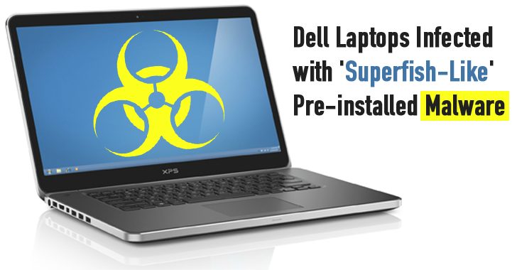 Dell's Laptops are Infected with 'Superfish-Like' pre-installed Malware