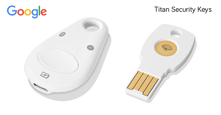 Titan Security Keys – Google launches its own USB-based FIDO U2F Keys