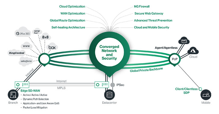 Secure access service edge