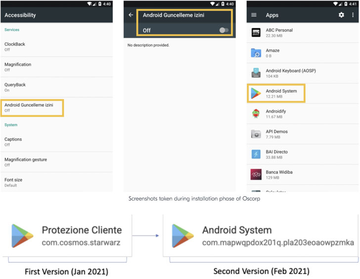 Android Credential Stealing Malware