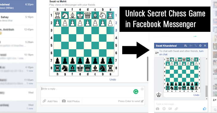 How to Unlock (and Play) Hidden Chess Game Inside Facebook Messenger