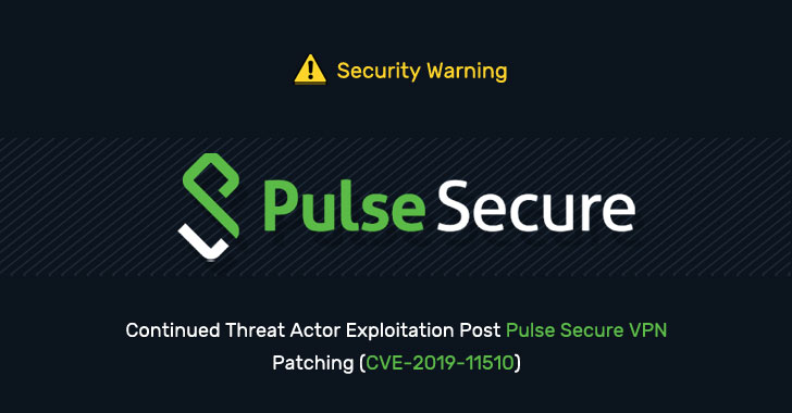 Pulse Secure VPN RCE Vulnerability (CVE-2019-11510)