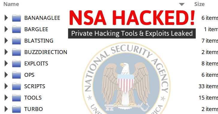 NSA's Hacking Group Hacked! Bunch of Private Hacking Tools Leaked Online
